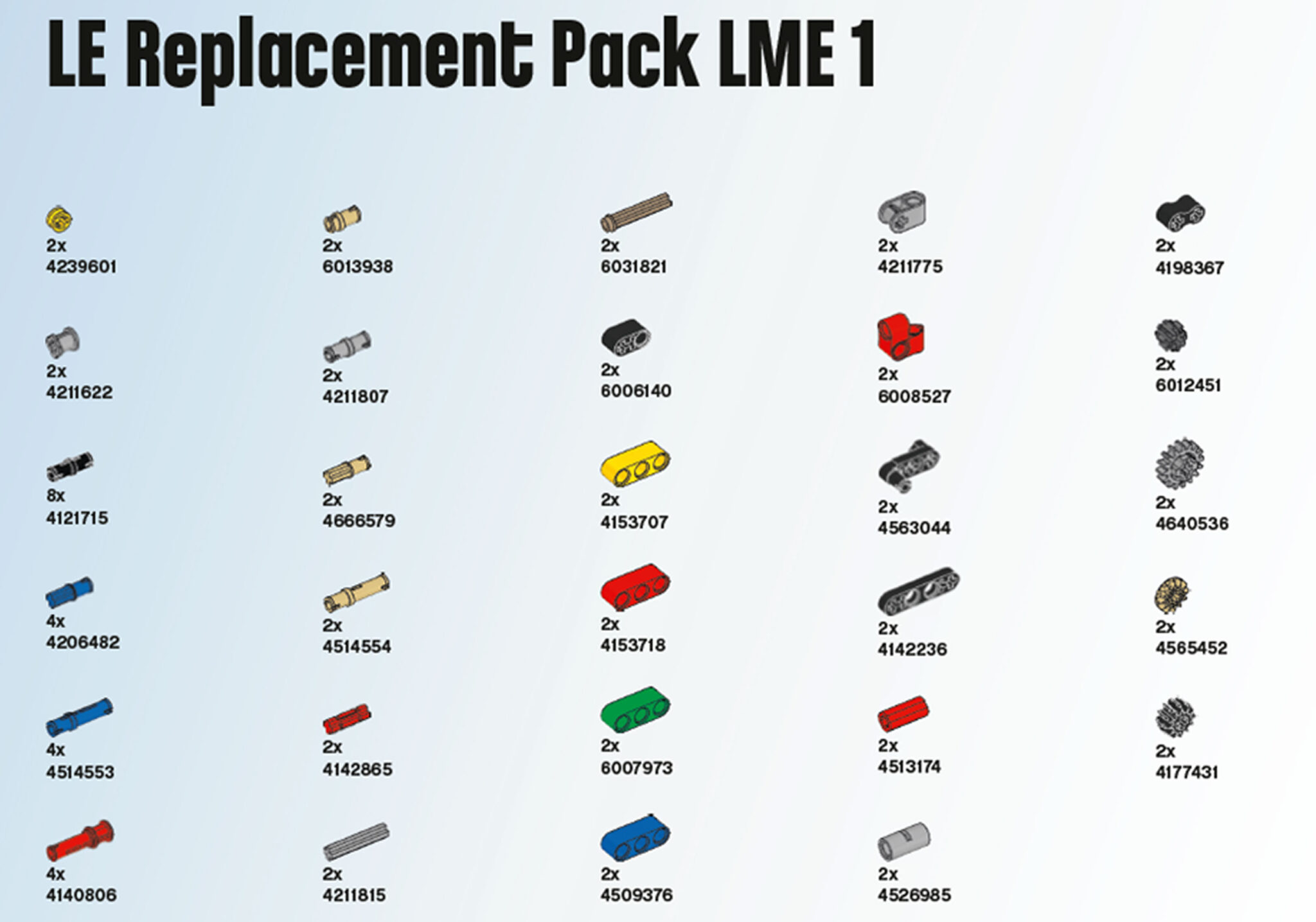 Asenduskomplekt 45544 ja 45560 /LME 1 - Pilt 2