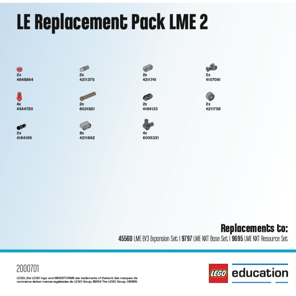 Asenduskomplekt 45560 /LME 2 - Pilt 2